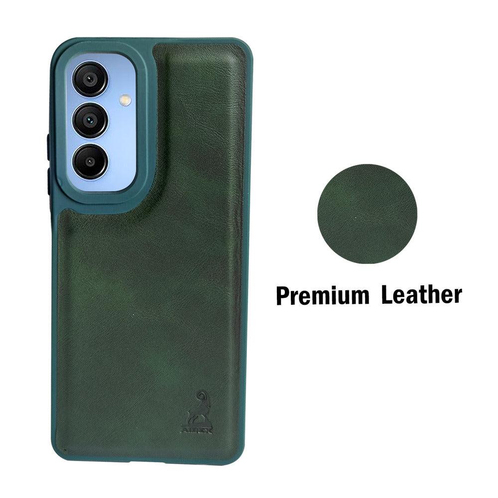 Aibex Shield Back Cover For Samsung Galaxy A15 5G | Vegan Leather - Aibex