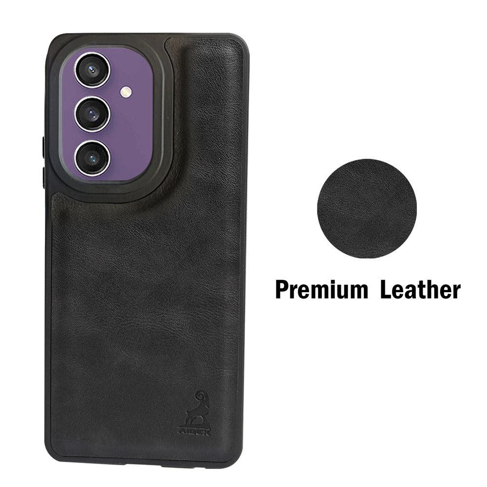 Aibex Shield Back Cover For Samsung Galaxy S23FE | Vegan Leather - Aibex