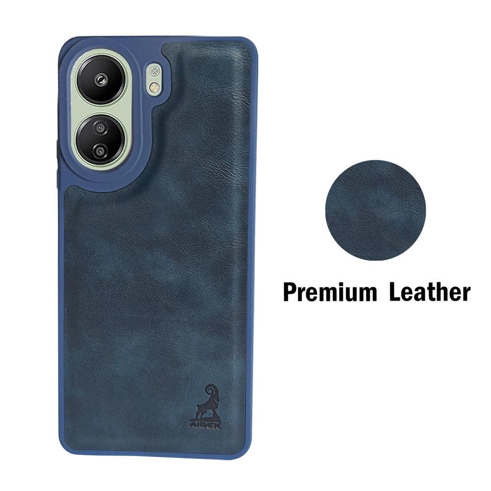 Aibex Shield Back Cover For Xiaomi Redmi 13C 4G / Poco C65 | Vegan Leather - Aibex