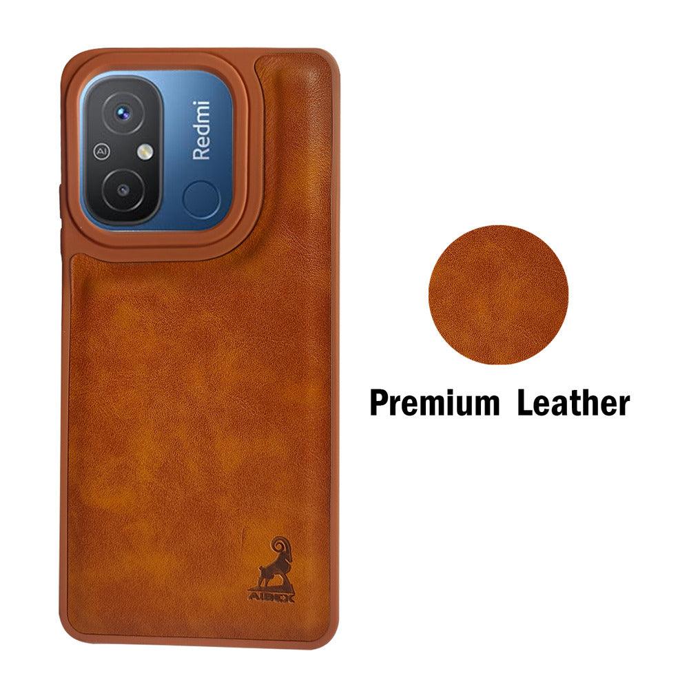 Aibex Shield Back Cover For Xiaomi Redmi 12C | Vegan Leather - Aibex