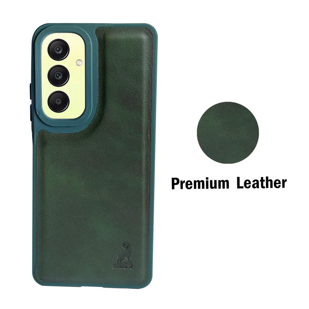 Aibex Shield Back Cover For Samsung Galaxy A25 5G | Vegan Leather - Aibex