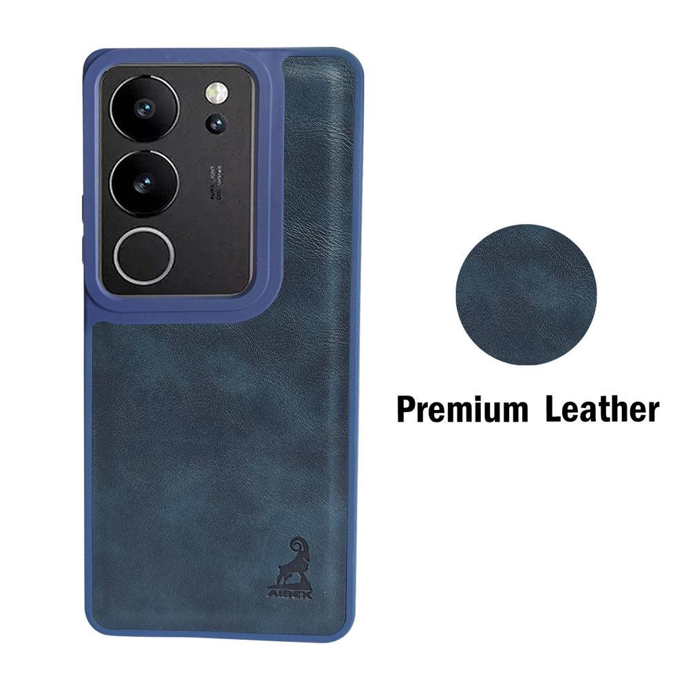 Aibex Shield Back Cover For Vivo V29 Pro 5G | Vegan Leather - Aibex