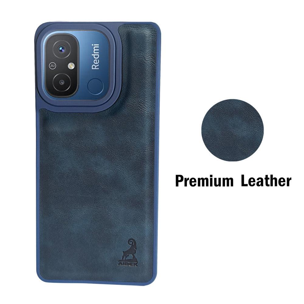 Aibex Shield Back Cover For Xiaomi Redmi 12C | Vegan Leather - Aibex