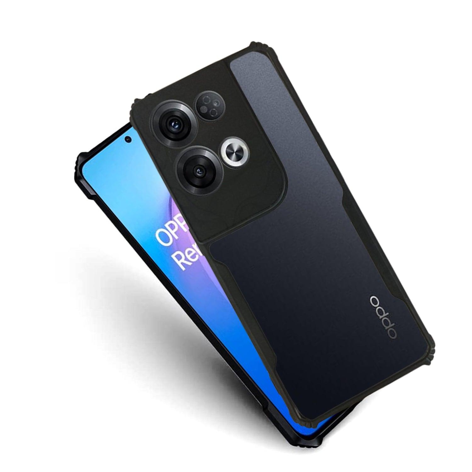 AIBEX Crystal Clear Back Cover Case for Oppo Reno 8 Pro 4G | Shock Proof Design | Transparent Back Cover Case - Aibex