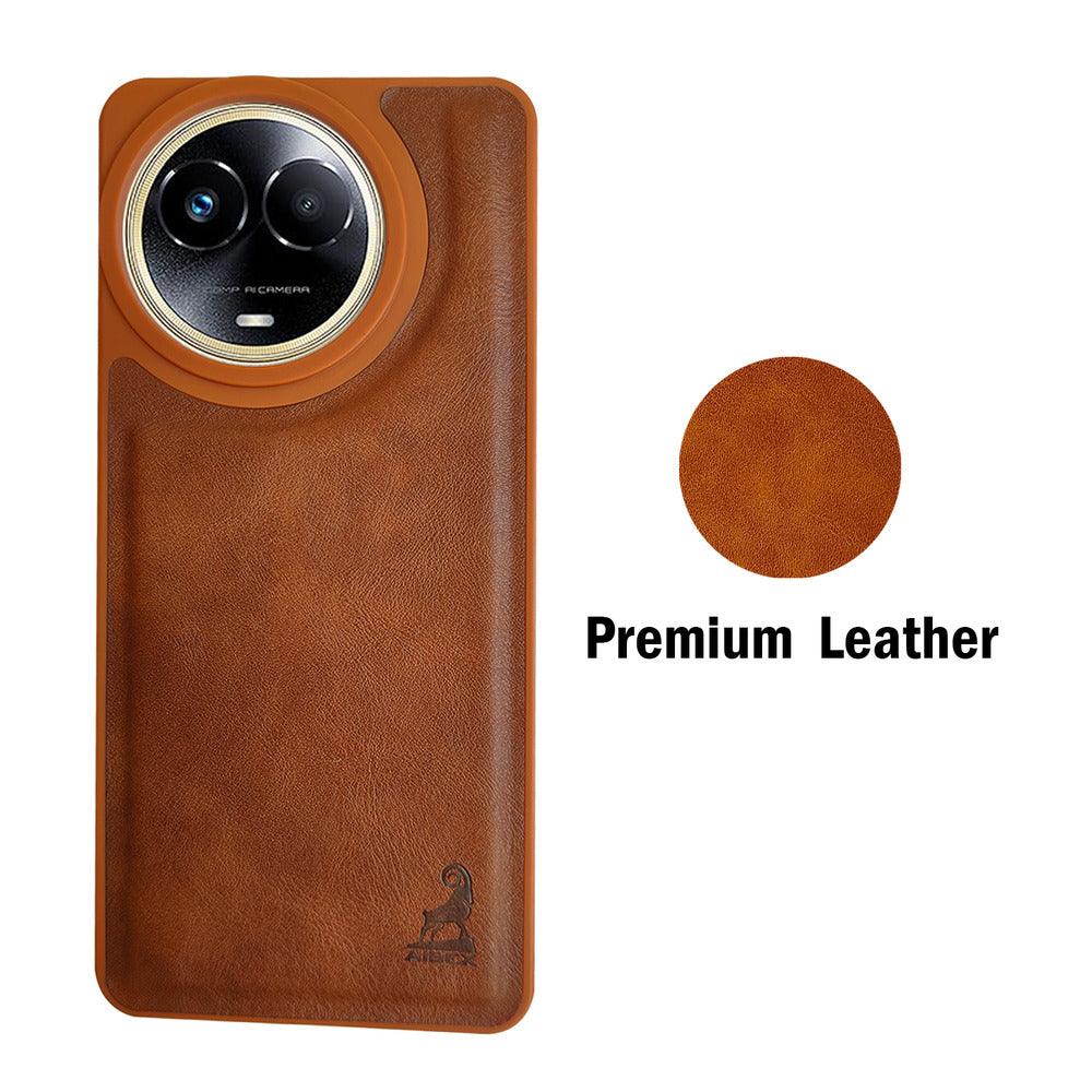 Aibex Shield Back Cover For Realme 11 5G | Vegan Leather - Aibex