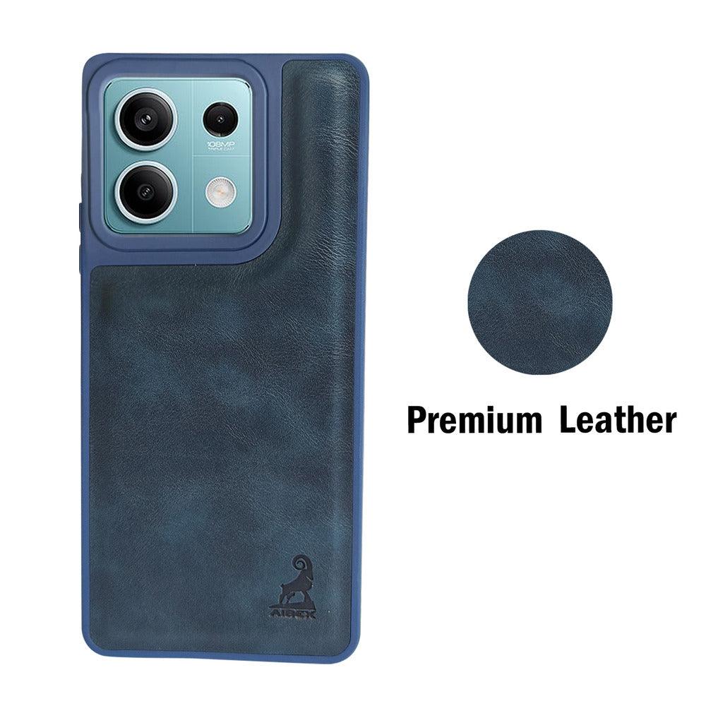 Aibex Shield Back Cover For Xiaomi Redmi Note 13 5G | Vegan Leather - Aibex