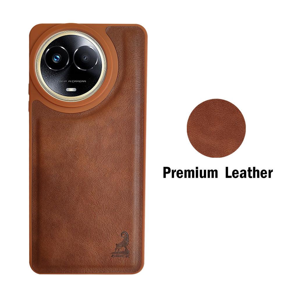 Aibex Shield Back Cover For Realme 11 5G | Vegan Leather - Aibex
