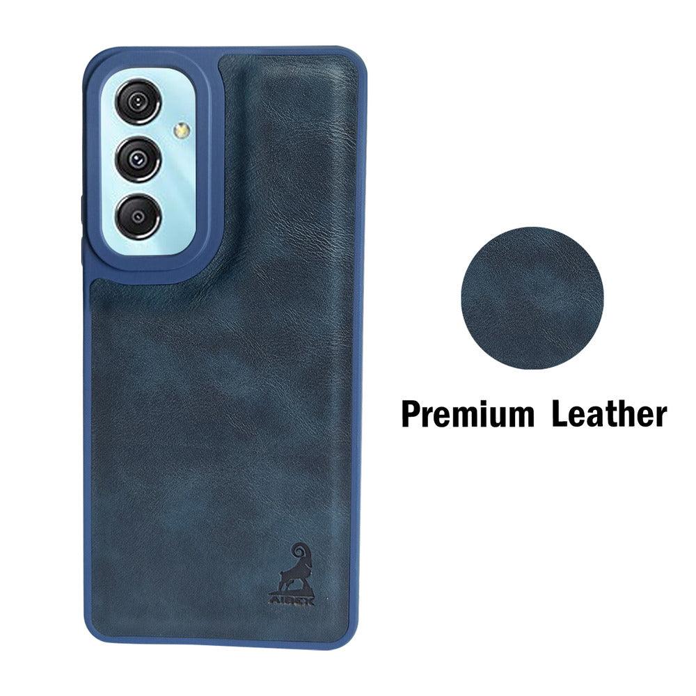 Aibex Shield Back Cover For Samsung Galaxy M34 5G / Samsung Galaxy F34 5G | Vegan Leather - Aibex