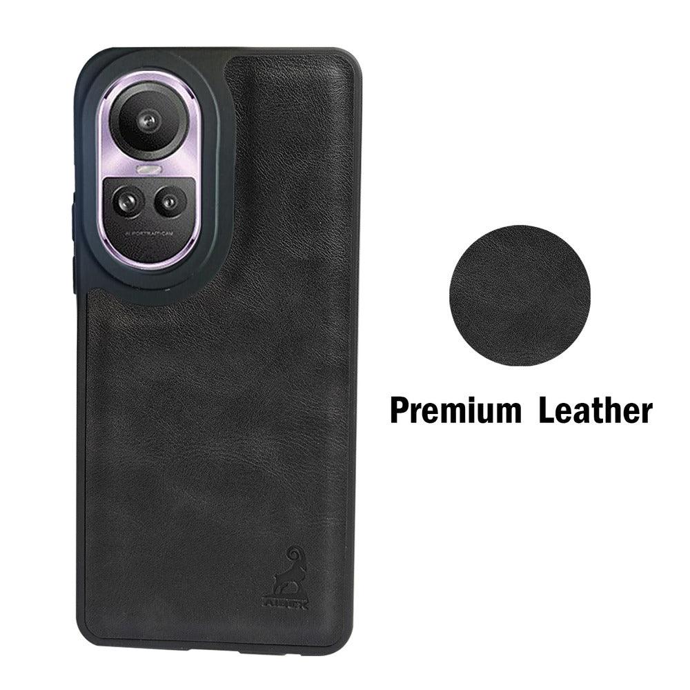 Aibex Shield Back Cover For Oppo Reno 10 Pro | Vegan Leather - Aibex