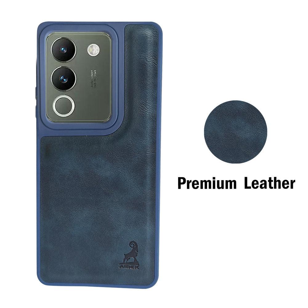 Aibex Shield Back Cover For Vivo Y200 5G | Vegan Leather - Aibex