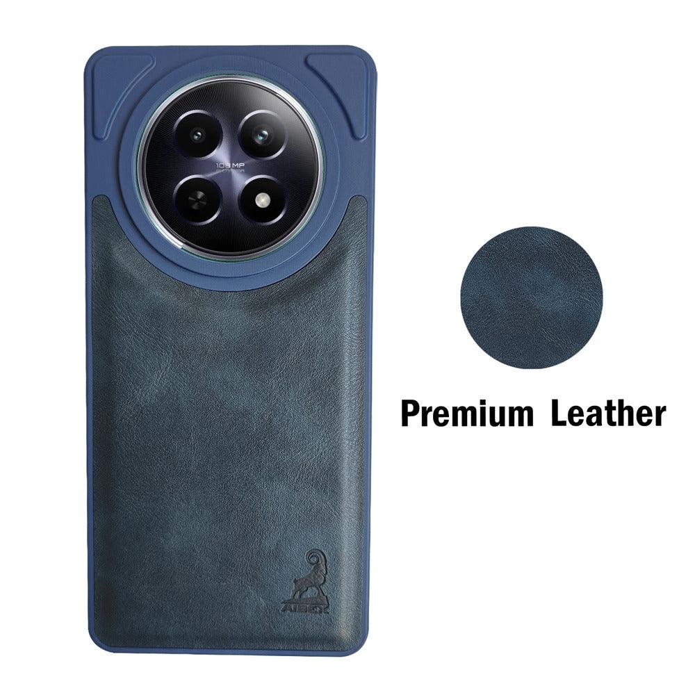 Aibex Shield Back Cover For Realme 12 5G | Vegan Leather - Aibex