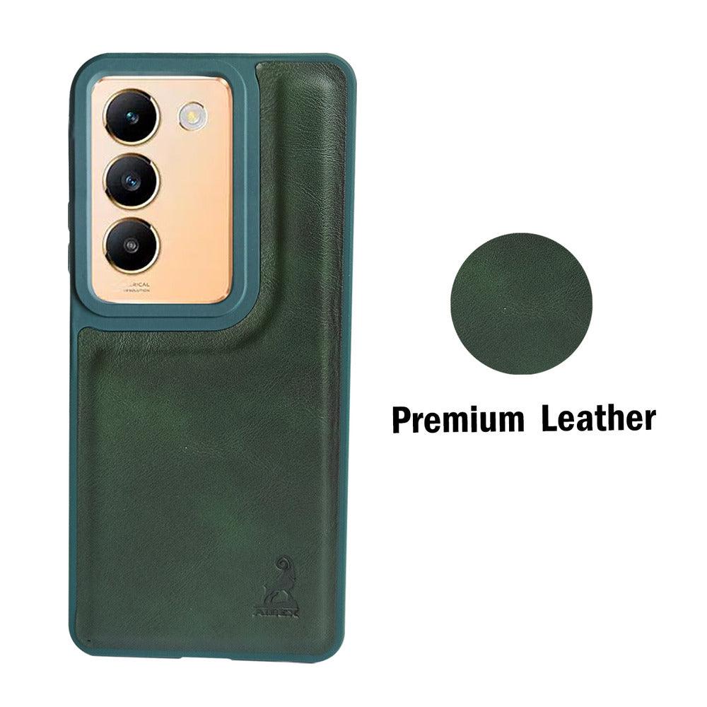 Aibex Shield Back Cover For Vivo T3 5G / Vivo Y200e 5G | Vegan Leather - Aibex