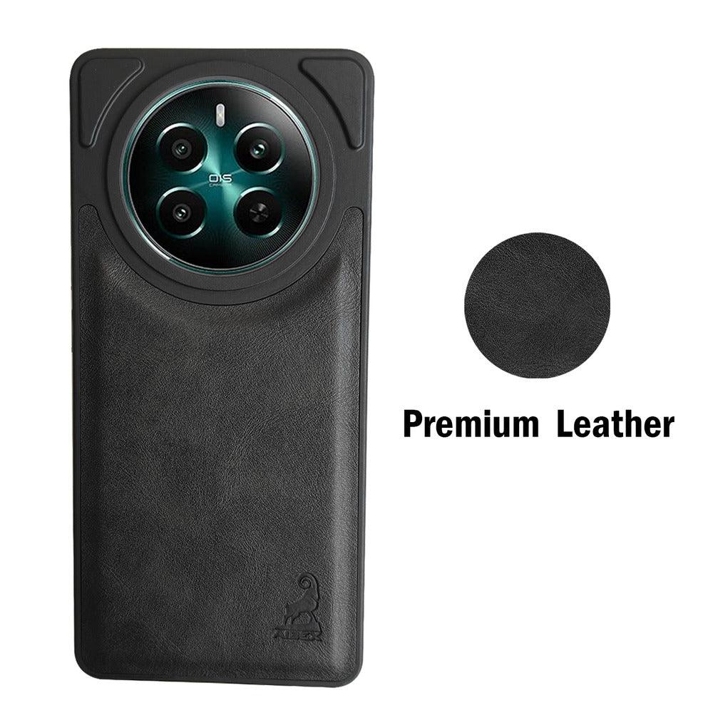 Aibex Shield Back Cover For realme P1 5G / Realme 12 Plus 5G / Realme Narzo 70 Pro 5G | Vegan Leather - Aibex