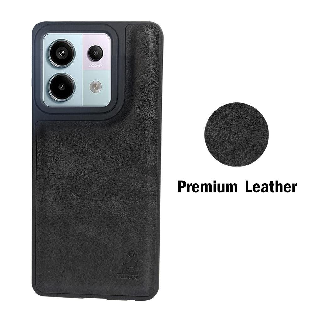 Aibex Shield Back Cover For Xiaomi Redmi Note 13 Pro | Vegan Leather - Aibex