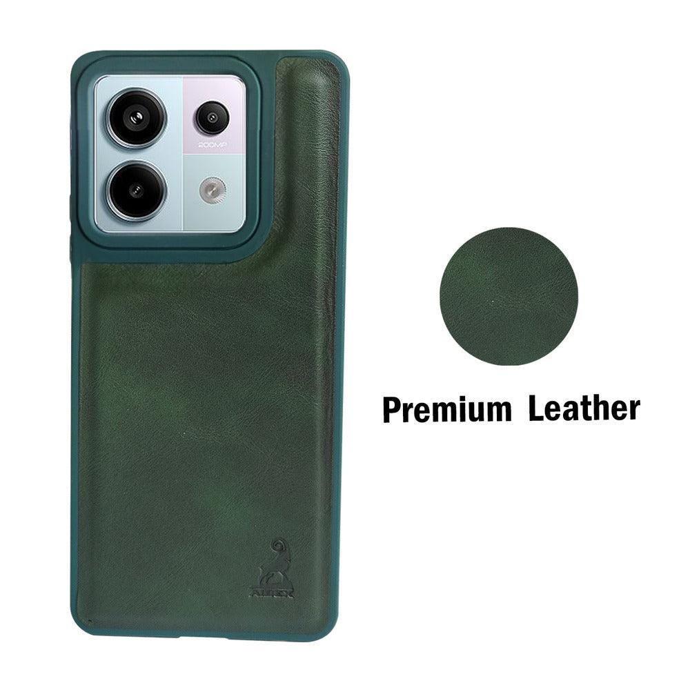 Aibex Shield Back Cover For Xiaomi Redmi Note 13 Pro | Vegan Leather - Aibex