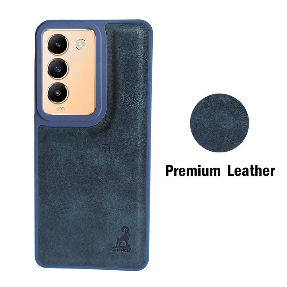 Aibex Shield Back Cover For Vivo T3 5G / Vivo Y200e 5G | Vegan Leather - Aibex