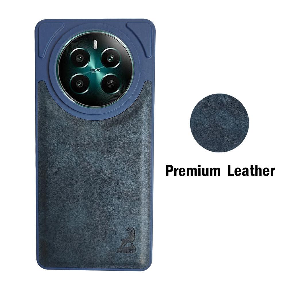 Aibex Shield Back Cover For realme P1 5G / Realme 12 Plus 5G / Realme Narzo 70 Pro 5G | Vegan Leather - Aibex