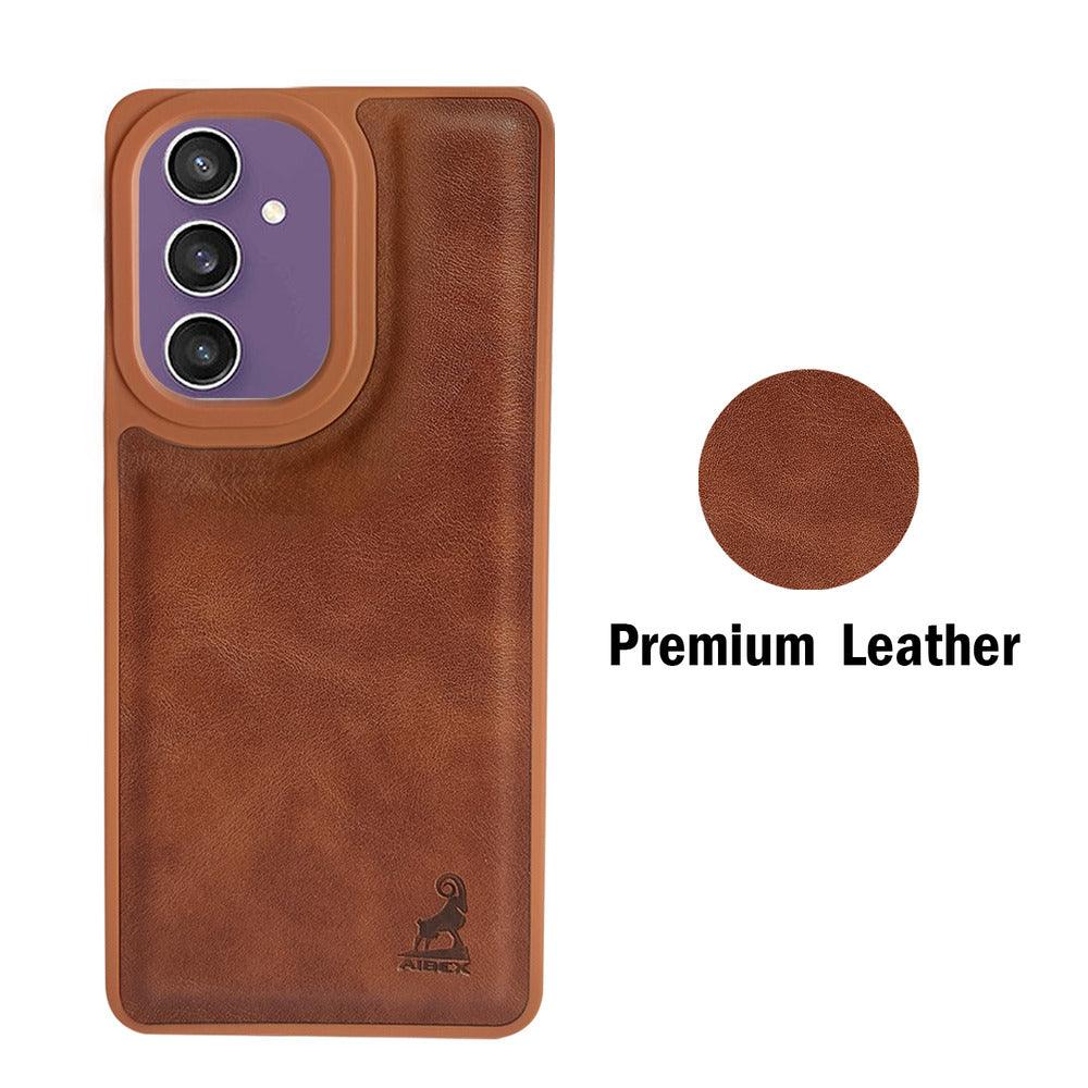 Aibex Shield Back Cover For Samsung Galaxy S23FE | Vegan Leather - Aibex