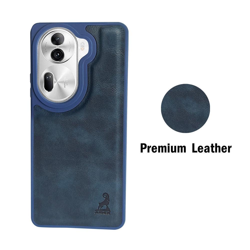 Aibex Shield Back Cover For Oppo Reno 11 Pro | Vegan Leather - Aibex