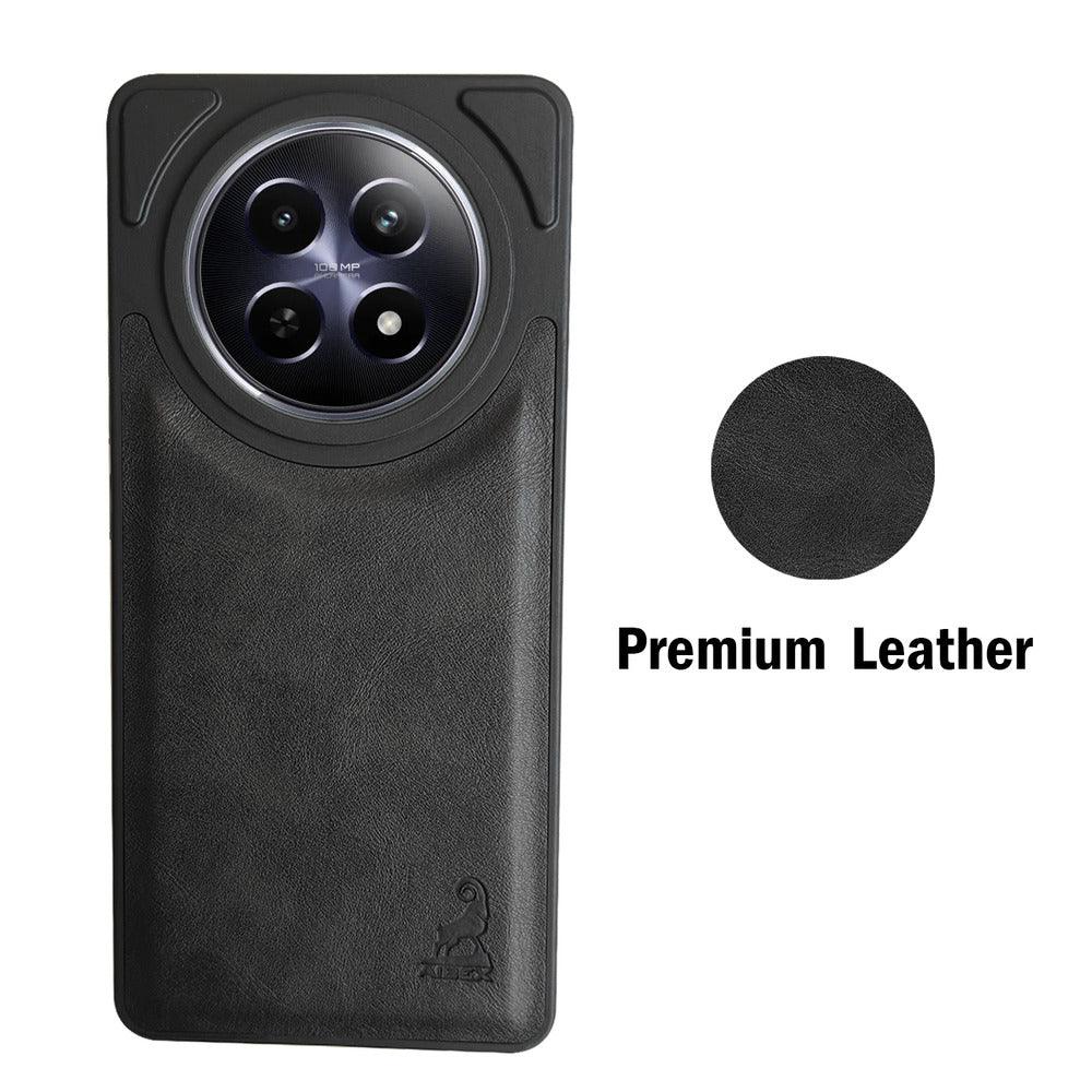 Aibex Shield Back Cover For Realme 12 5G | Vegan Leather - Aibex