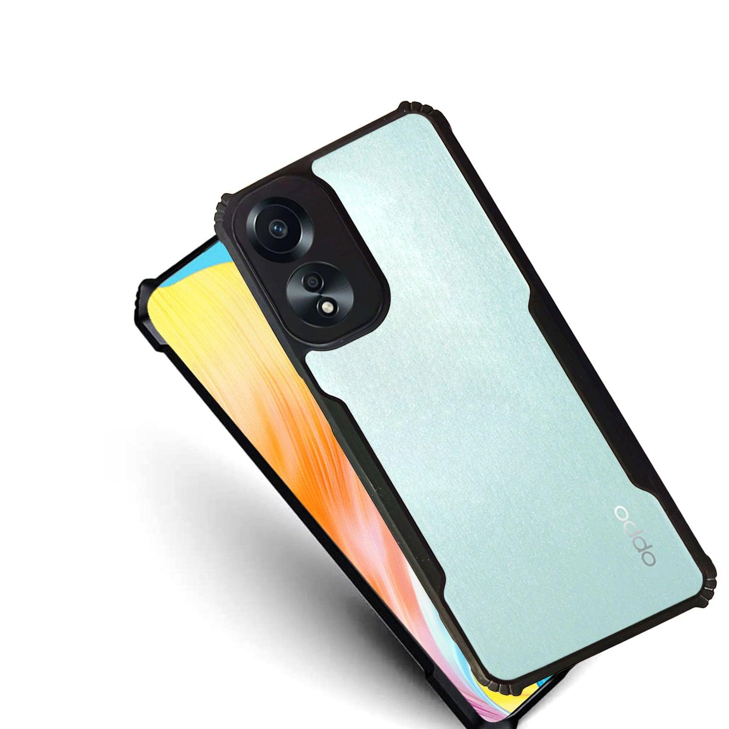 AIBEX Crystal Clear Back Cover Case for Oppo A78 4G | Shock Proof Design | Transparent Back Cover Case - Aibex