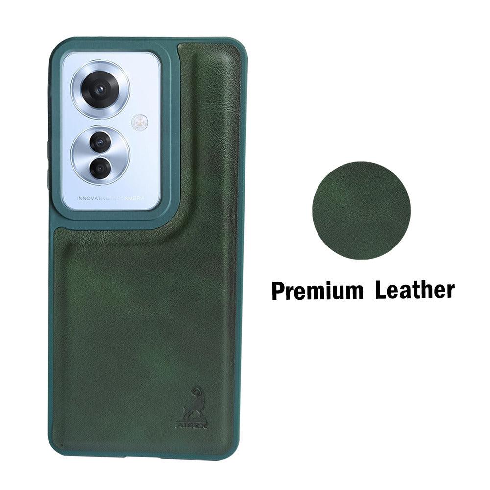 Aibex Shield Back Cover For Oppo F25 Pro 5G | Vegan Leather - Aibex