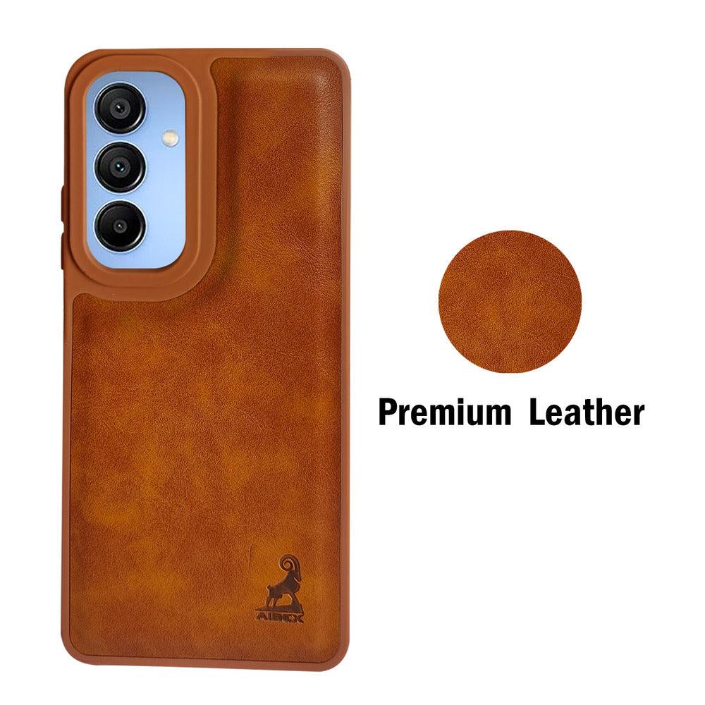 Aibex Shield Back Cover For Samsung Galaxy A15 5G | Vegan Leather - Aibex