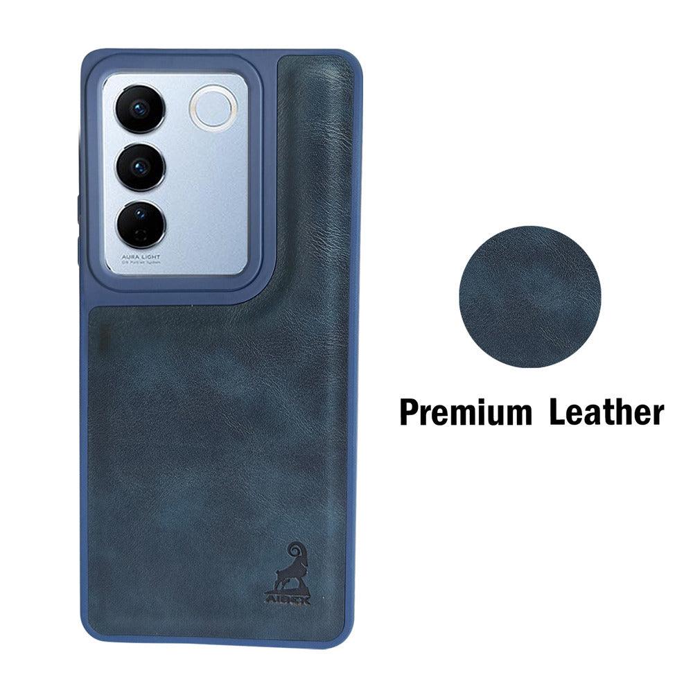 Aibex Shield Back Cover For Vivo 27 Pro | Vegan Leather - Aibex