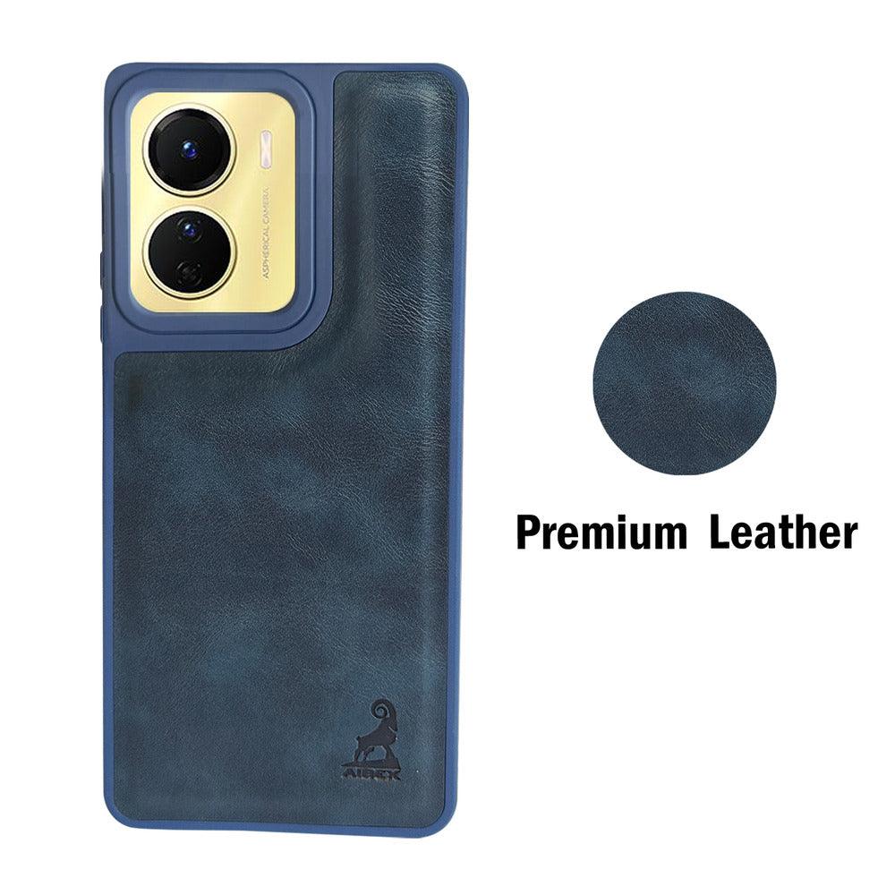 Aibex Shield Back Cover For Vivo Y16 | Vegan Leather - Aibex