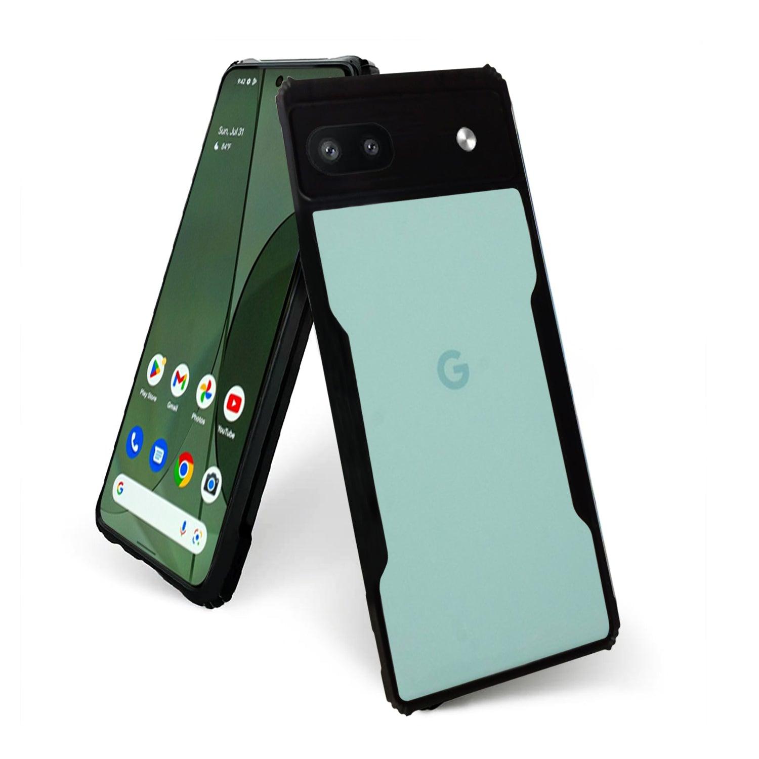 AIBEX Crystal Clear Back Cover Case for Google Pixel 6A | Shock Proof Design | Transparent Back Cover Case - Aibex