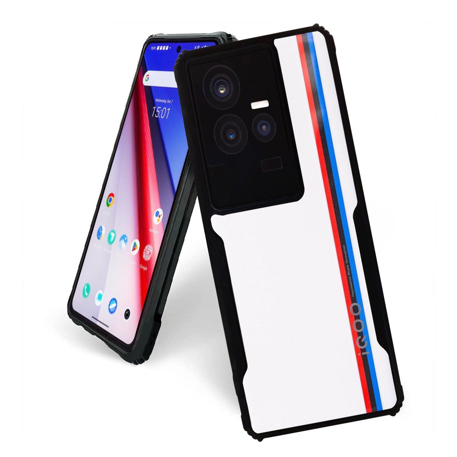 AIBEX Crystal Clear Back Cover Case for Iqoo 11 | Shock Proof Design | Transparent Back Cover Case - Aibex