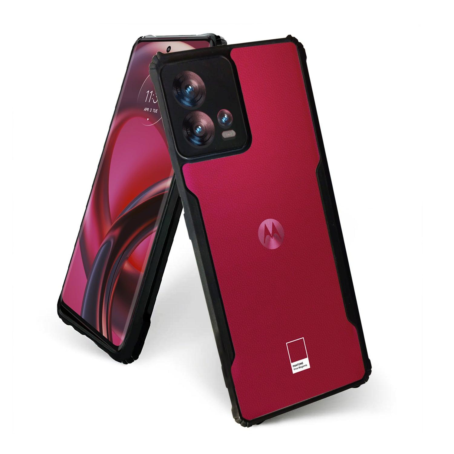 AIBEX Crystal Clear Back Cover Case for Motorola Edge 30 Fusion | Shock Proof Design | Transparent Back Cover Case - Aibex