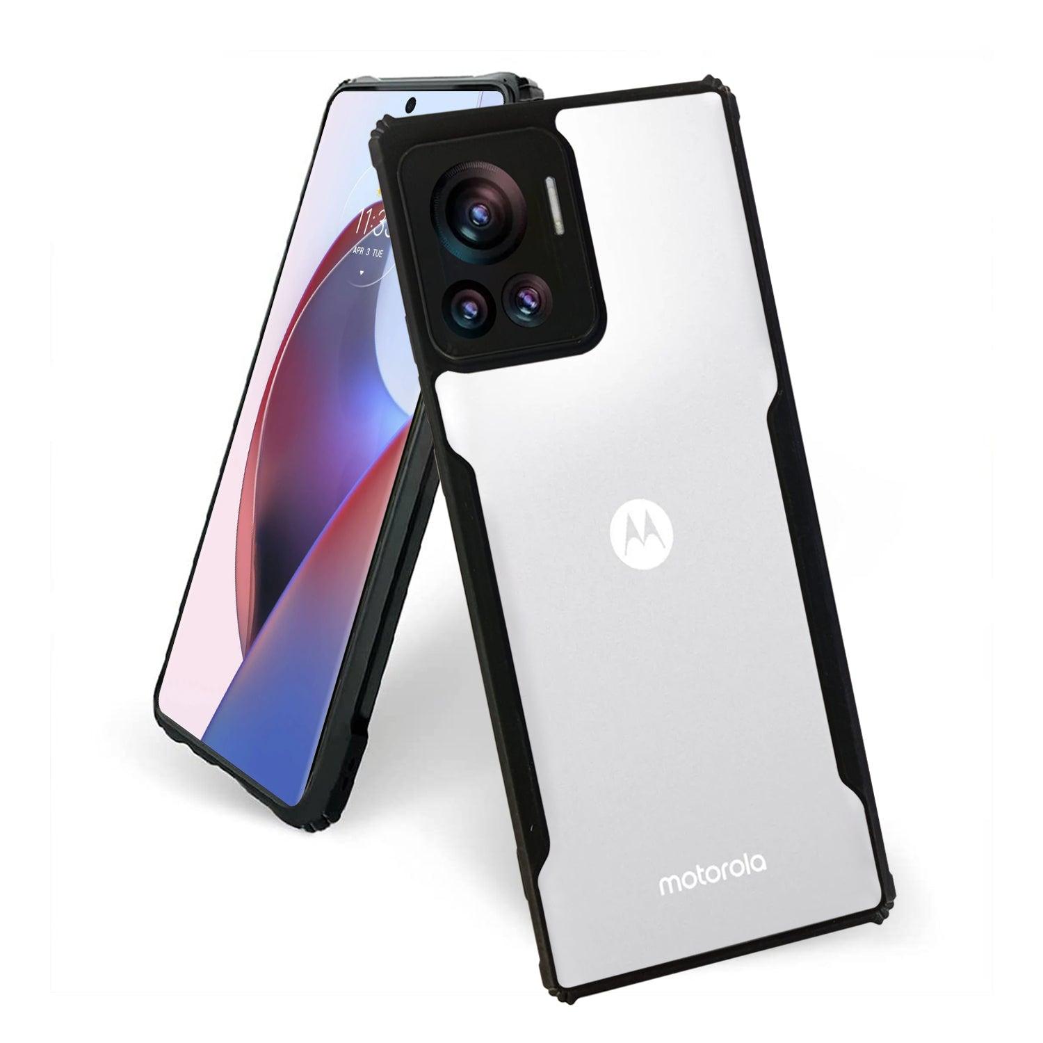 AIBEX Crystal Clear Back Cover Case for Motorola Edge 30 Ultra | Shock Proof Design | Transparent Back Cover Case - Aibex