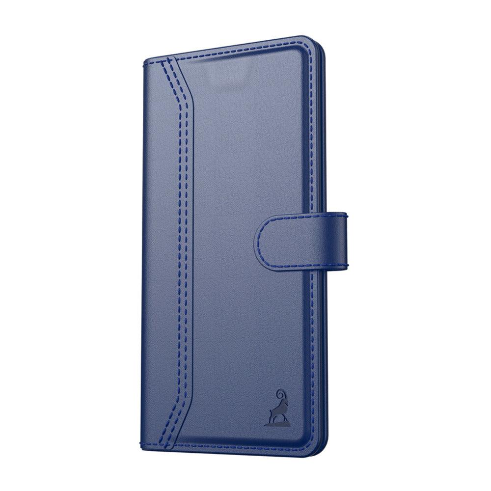 Vivo Y28S 5G Aibex PU Leather Flip Cover Foldable Stand & Pocket Magnetic Closure - Aibex