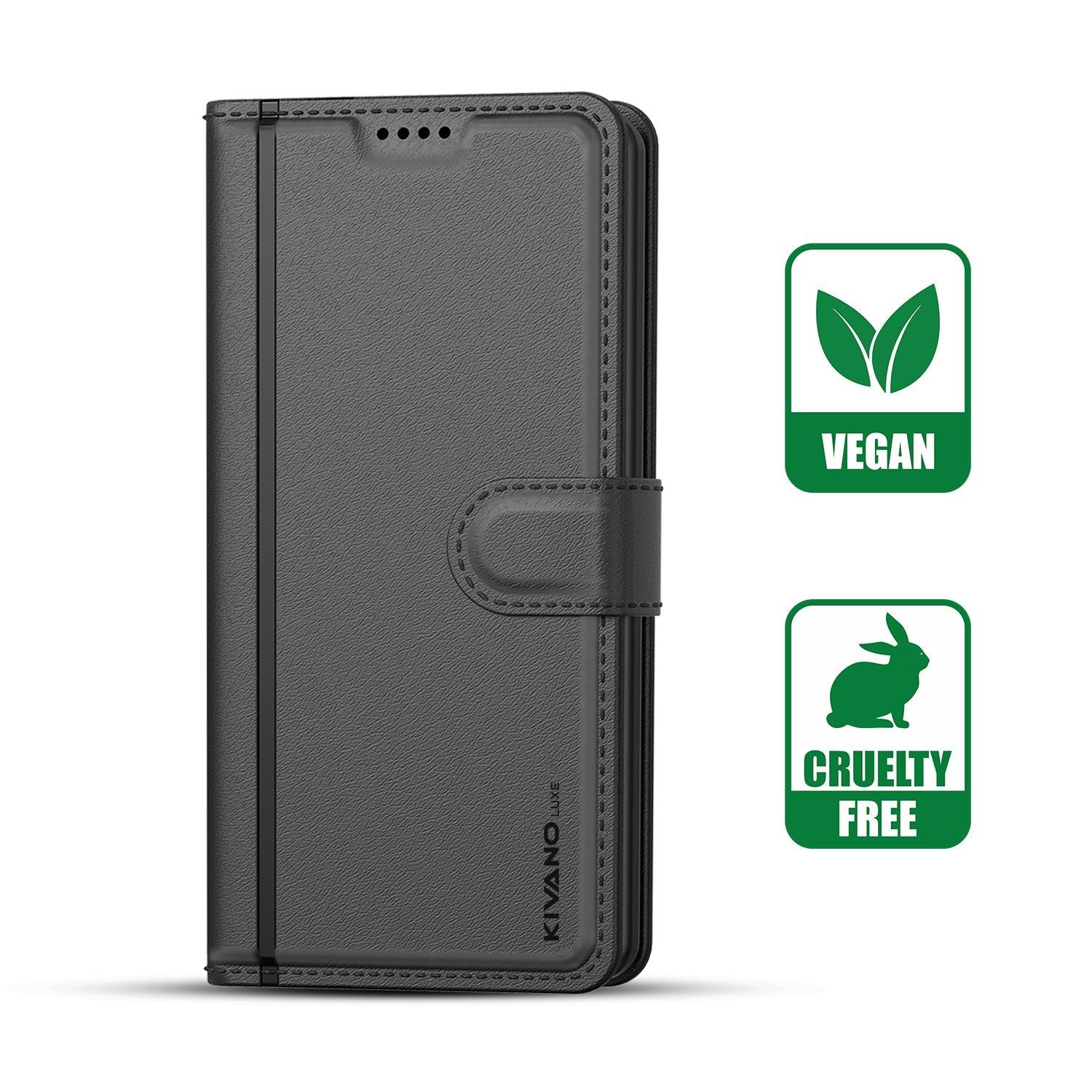 Leather Wallet Case for Realme C63 ?? Stylish Flip Folio Cover with Card Holder, Stand -KIVANO LUXE - Aibex