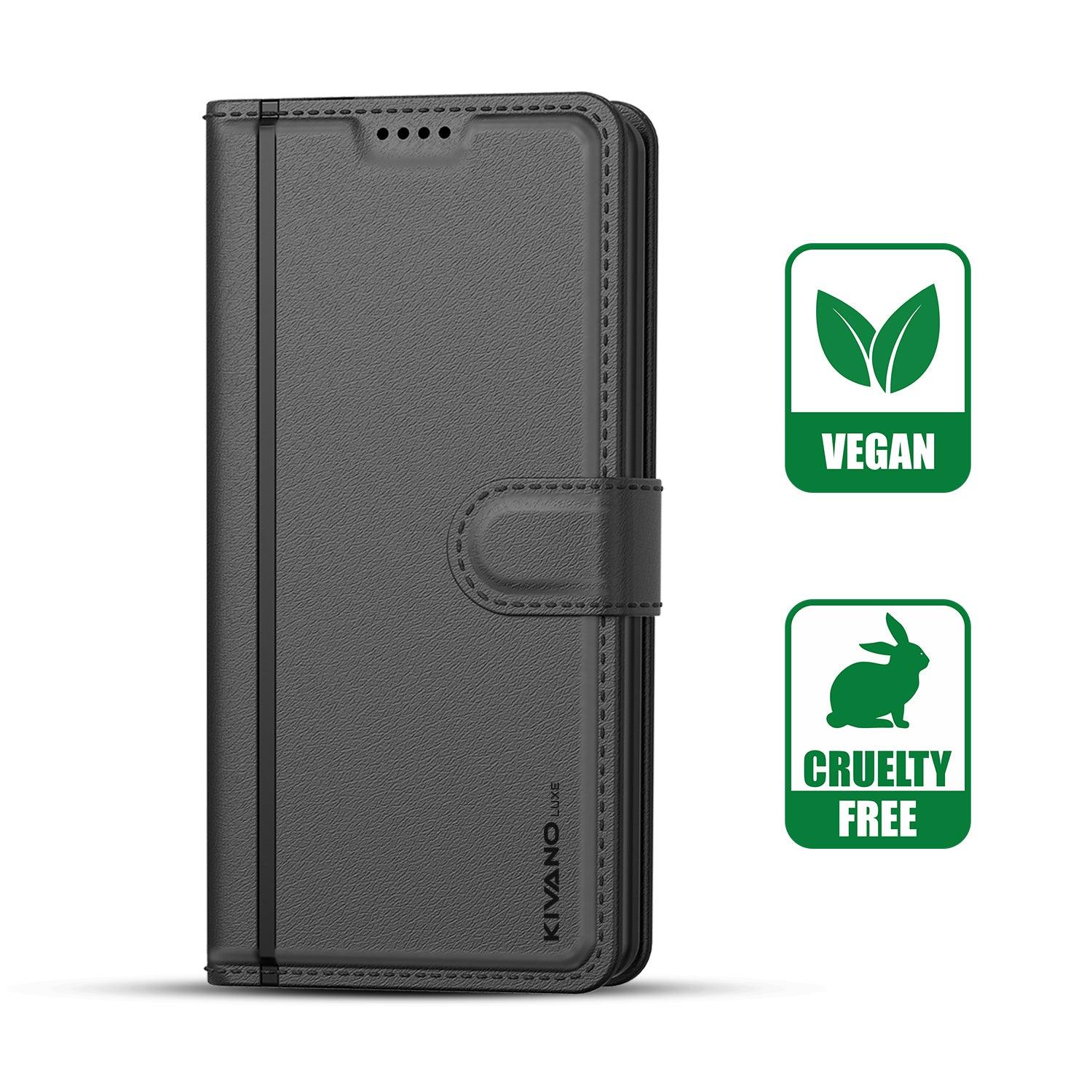 Leather Wallet Case for Realme Narzo N63 5g ?Stylish Flip Folio Cover with Card Holder, Stand -KIVANO LUXE - Aibex