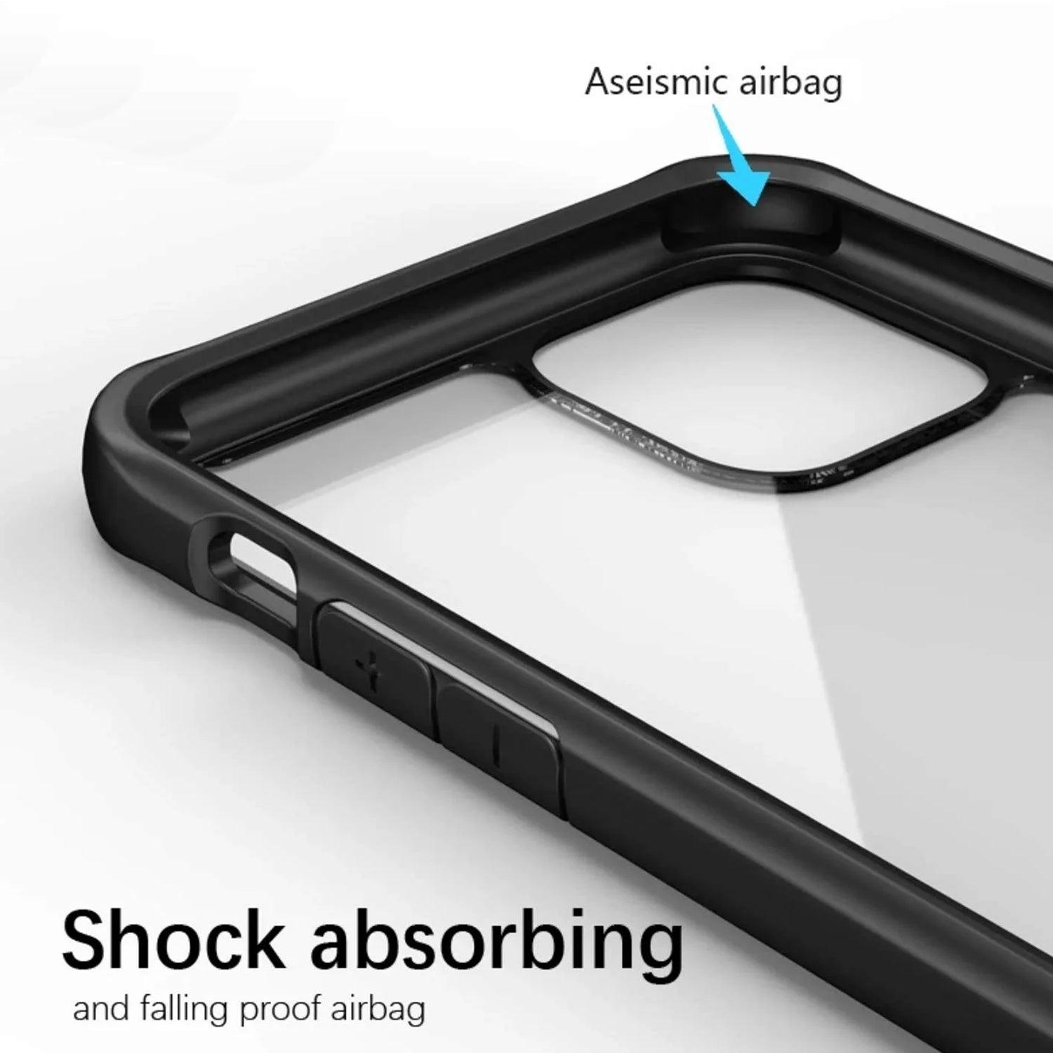 AIBEX Crystal Clear Back Cover Case for Realme 12 Pro | Shock Proof Design | Transparent Back Cover Case - Aibex