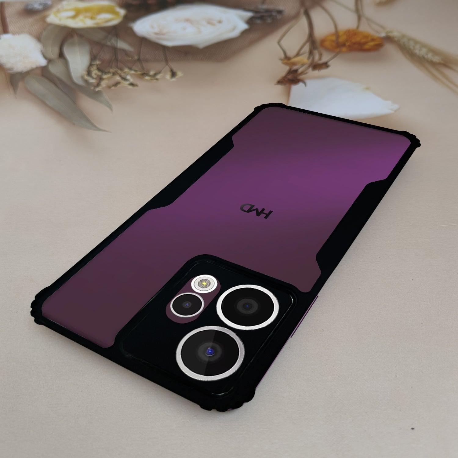 AIBEX Crystal Clear Back Cover Case for HMD Crest Max 5G | Shock Proof Design | Transparent Back Cover Case - Aibex