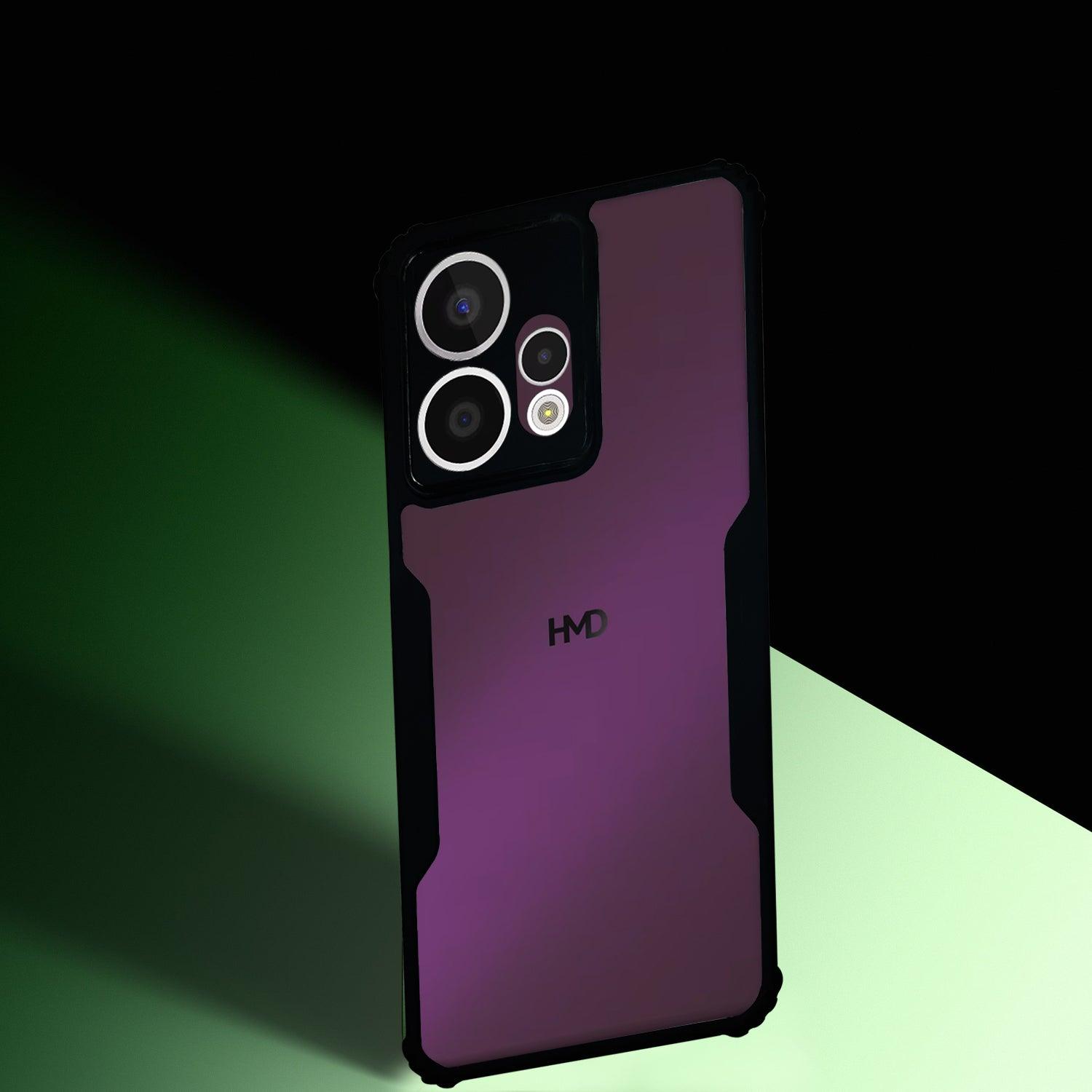 AIBEX Crystal Clear Back Cover Case for HMD Crest Max 5G | Shock Proof Design | Transparent Back Cover Case - Aibex