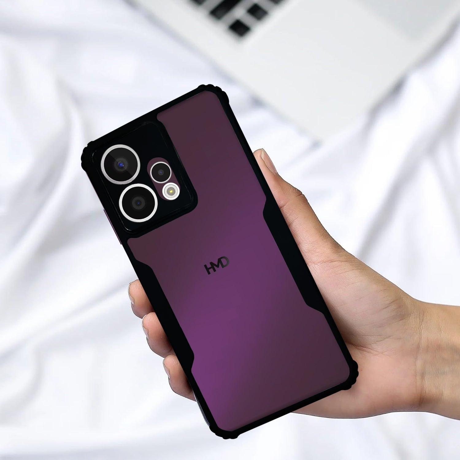 AIBEX Crystal Clear Back Cover Case for HMD Crest Max 5G | Shock Proof Design | Transparent Back Cover Case - Aibex