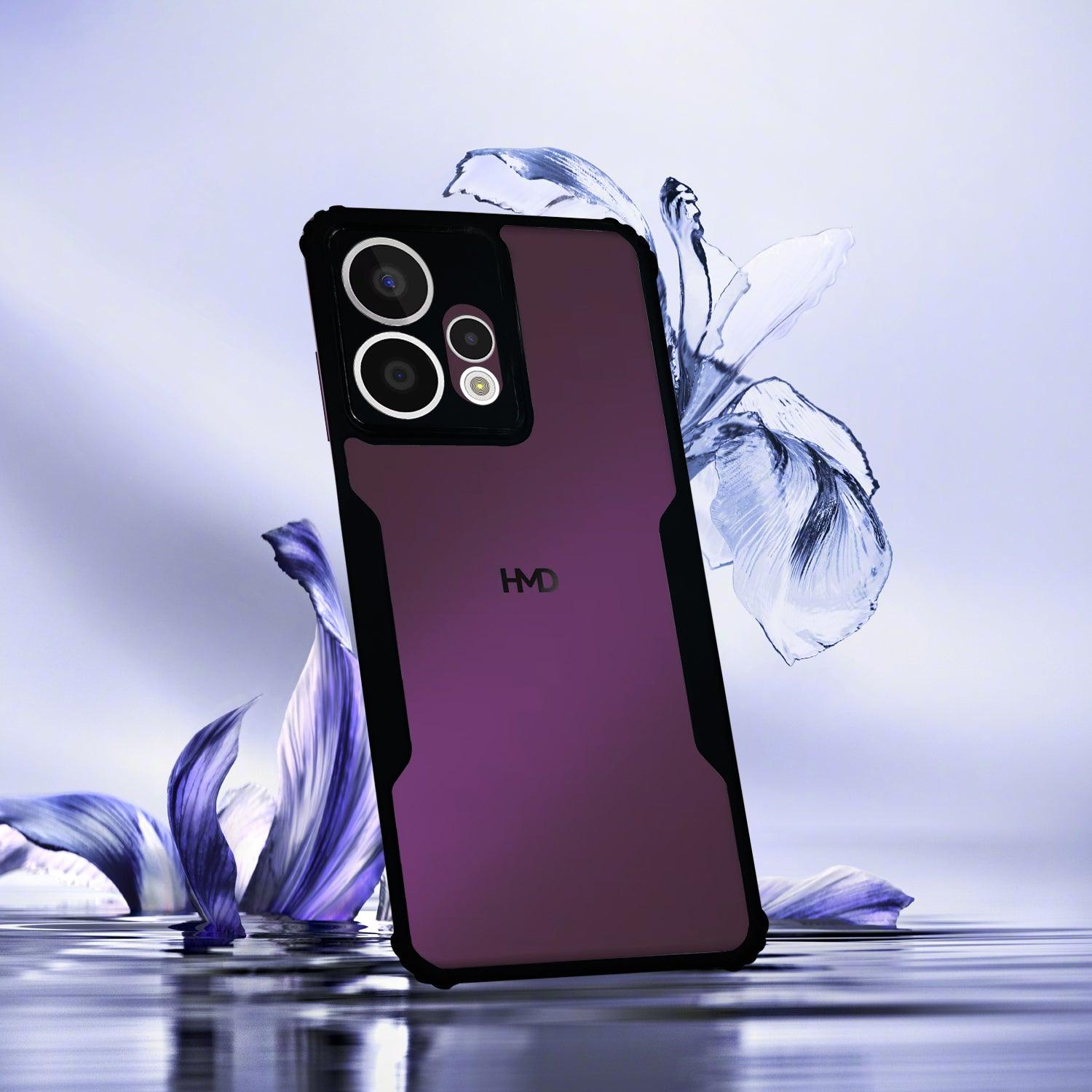 AIBEX Crystal Clear Back Cover Case for HMD Crest Max 5G | Shock Proof Design | Transparent Back Cover Case - Aibex