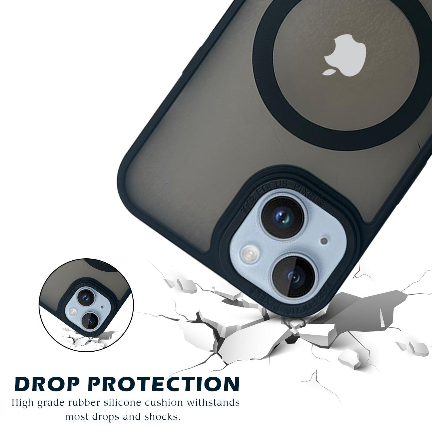 Aibex Focus Back Cover for Apple iPhone 14 / Apple iPhone 13 | Ultra-Hybrid Magnetic Case Cover - Aibex