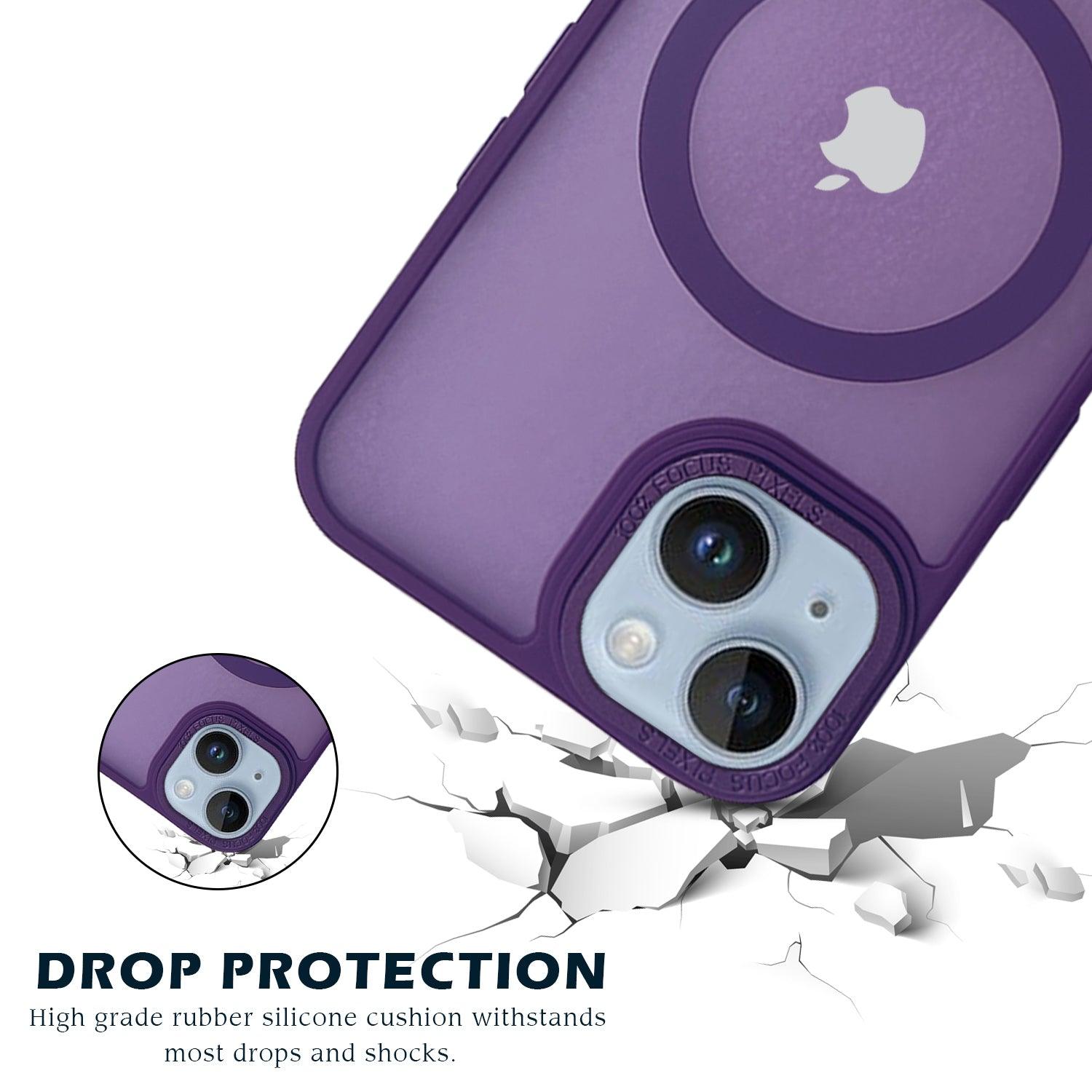 Aibex Focus Back Cover for Apple iPhone 14 / Apple iPhone 13 | Ultra-Hybrid Magnetic Case Cover - Aibex