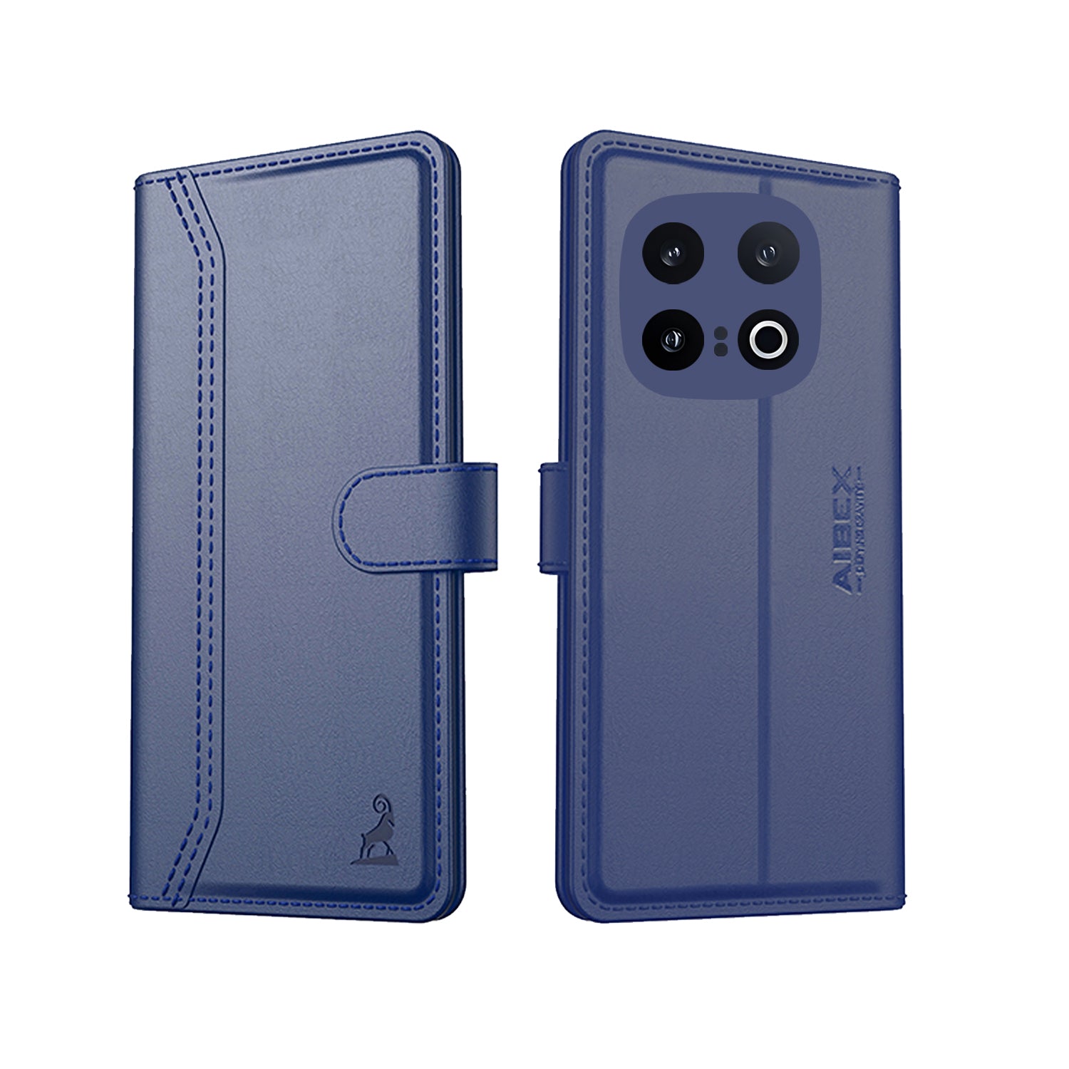 IQOO 13 5G Aibex PU Leather Flip Cover Foldable Stand & Pocket Magnetic Closure