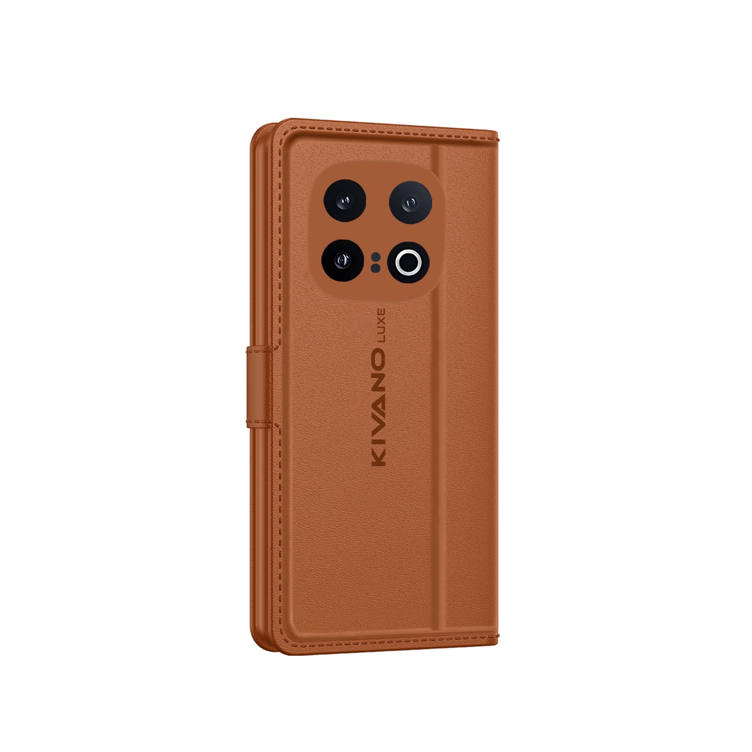 OnePlus 13 5G Leather Wallet Case with Stylish Flip Cover, Card Holder, and Stand KIVANO LUXE