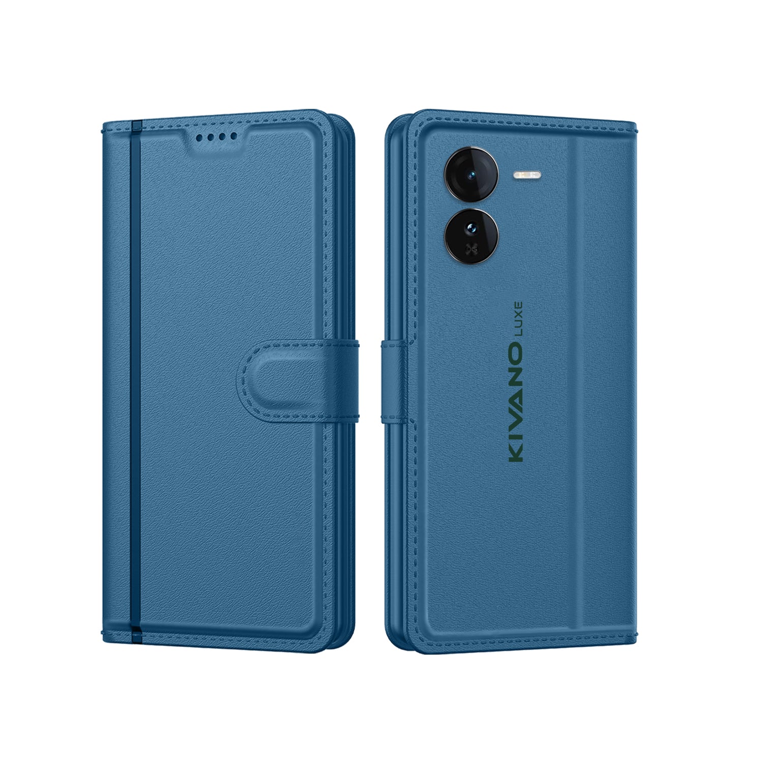 IQOO Z9 5G Leather Flip Cover & Mobile Card Holder - Kivano Luxe