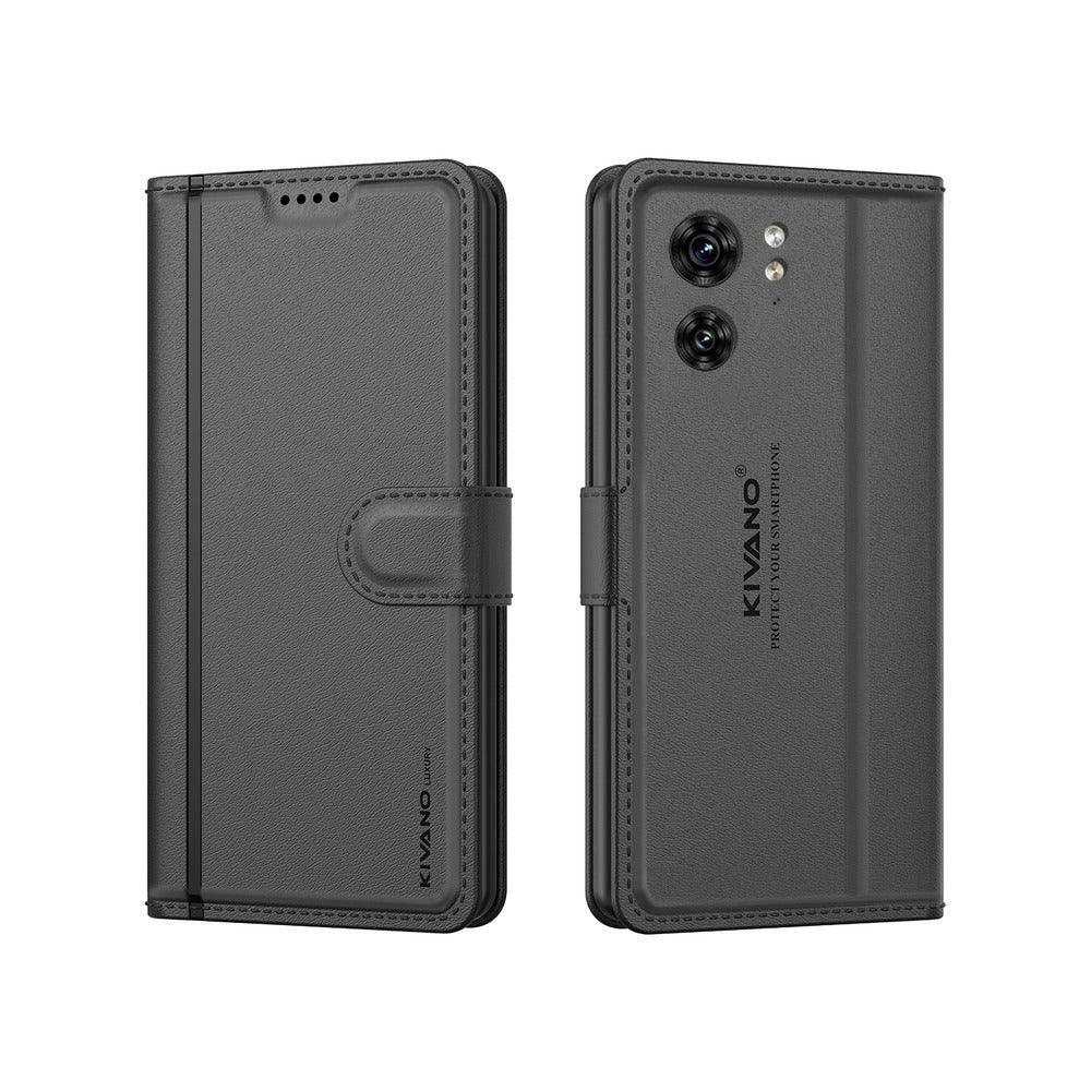 Motorola Edge 40 Leather Flip Cover & Mobile Card Holder - Kivano Luxe - Aibex