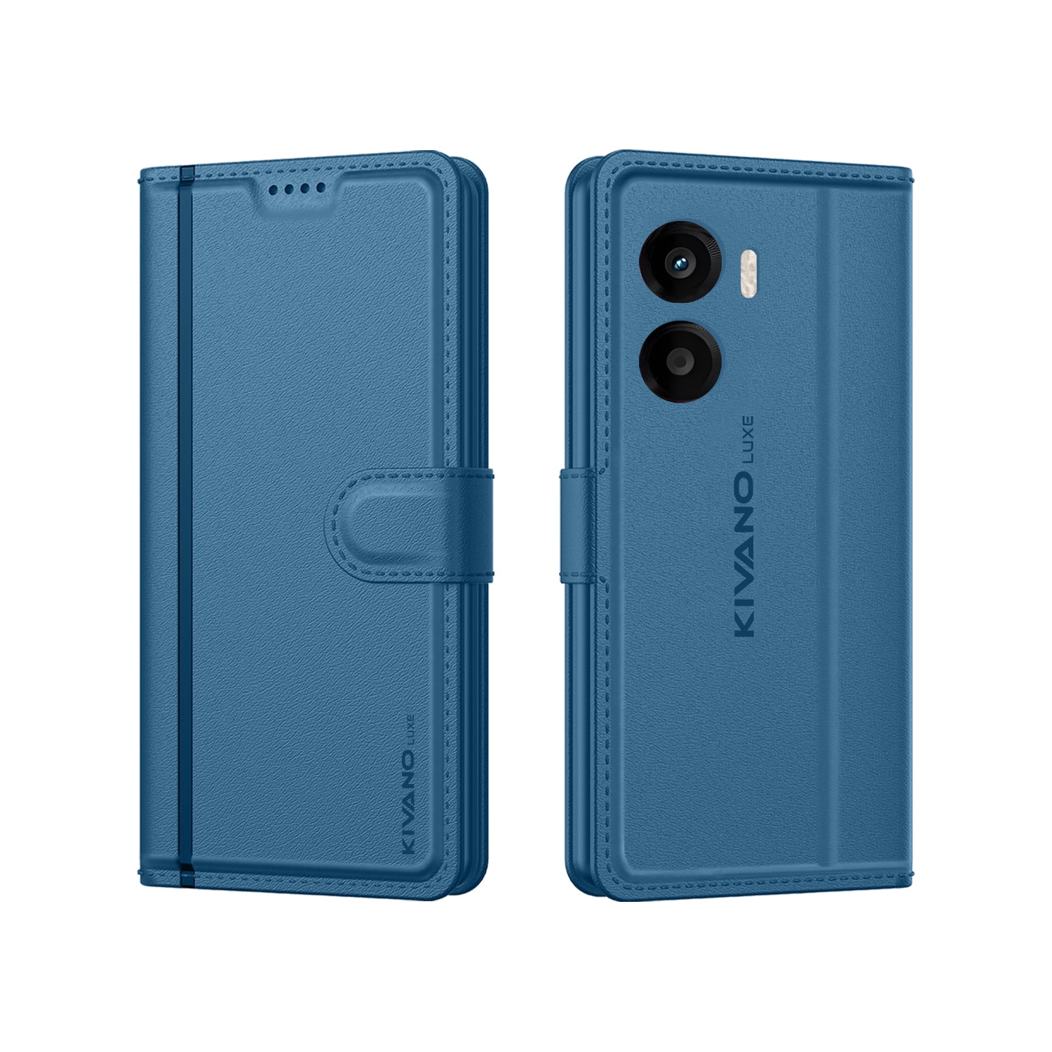 Vivo Y29 5G Leather Wallet Case with Stylish Flip Cover, Card Holder, and Stand KIVANO LUXE