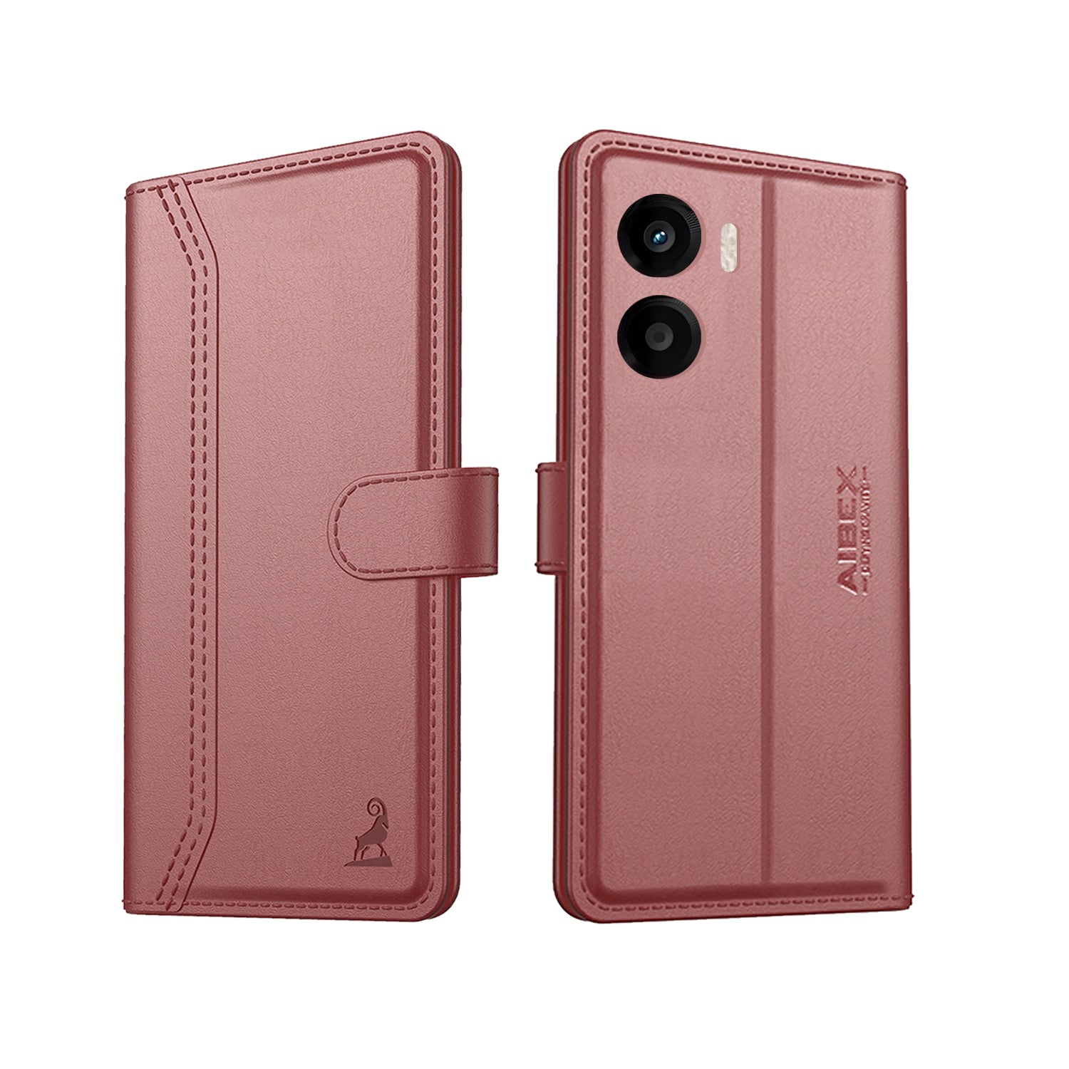 AIBEX ® Compatible with Motorola G05 Flip Cover Leather Finish | Inside TPU with Card Pockets | Wallet Stand | Complete Protection Flip Case
