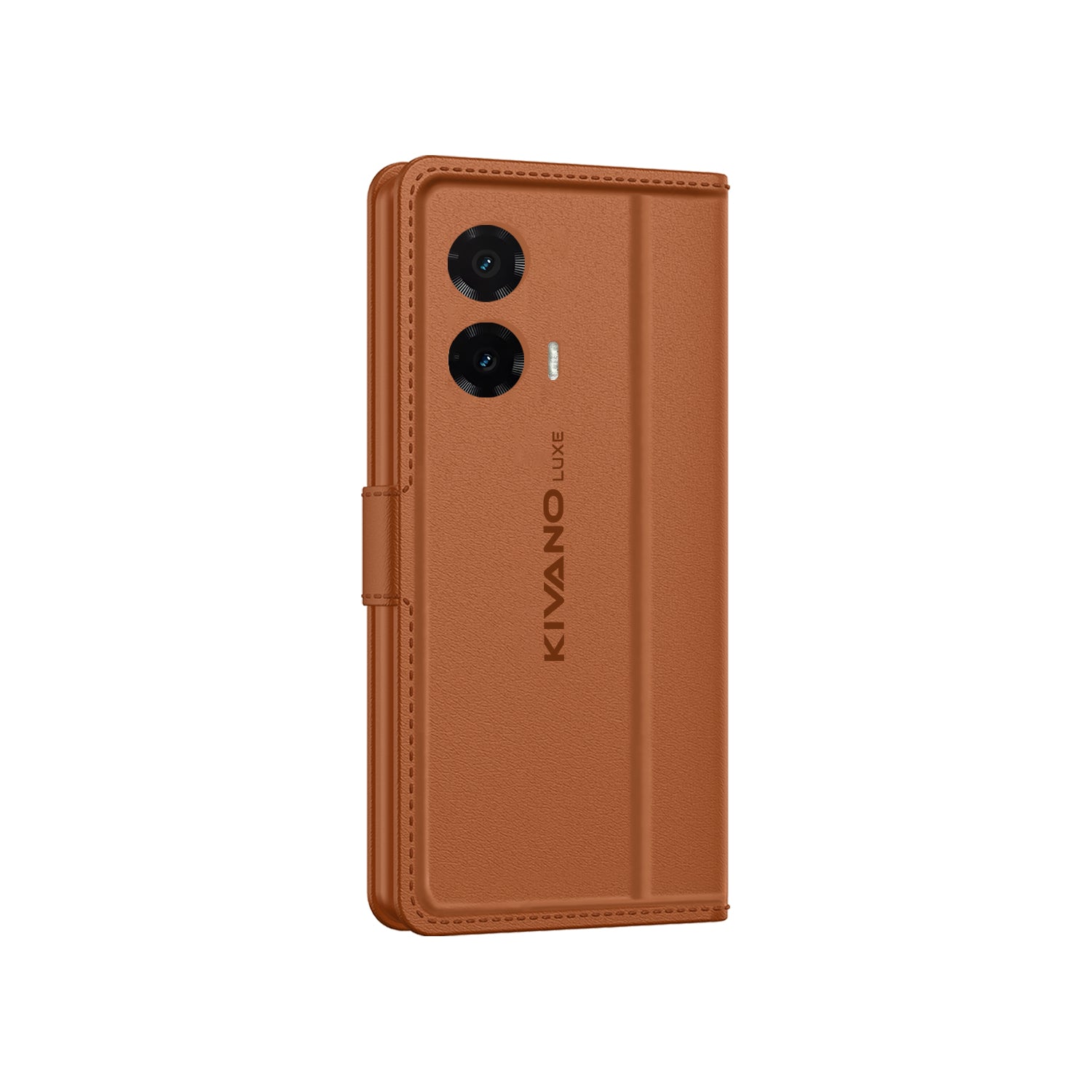 Motorola g35 Leather Flip Cover & Mobile Card Holder Brown